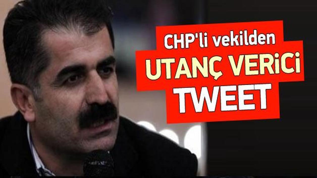 CHP'li vekilden utanç verici bir tweet!