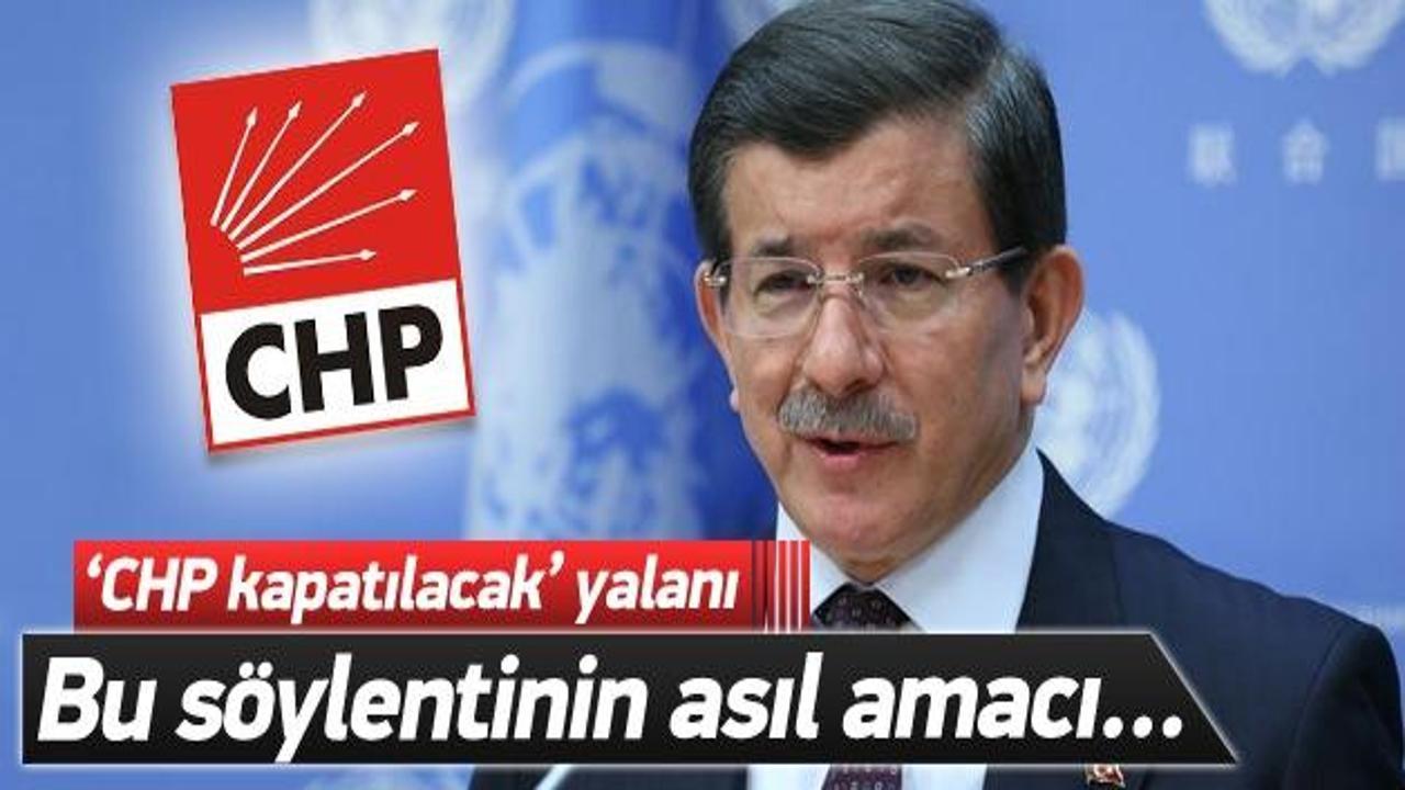 "CHP'nin kapatılmasına geçit vermem"