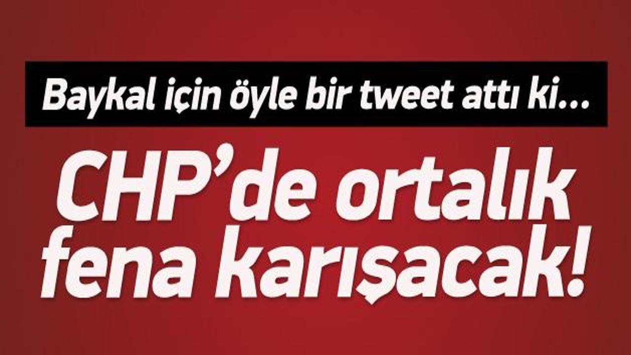CHP'nin kedisinden imalı Baykal tweeti