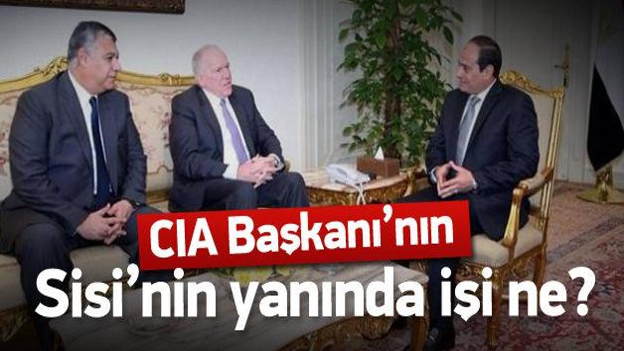 CIA Başkanı'nın Sisi'nin yanında ne işi var?