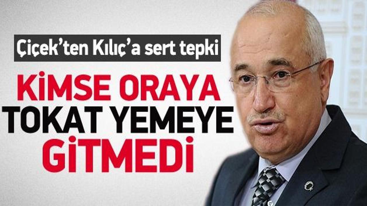 &Ccedil;i&ccedil;ek'ten Haşim Kılı&ccedil;'a: Kimse azarlanmak i&ccedil;in gitmedi