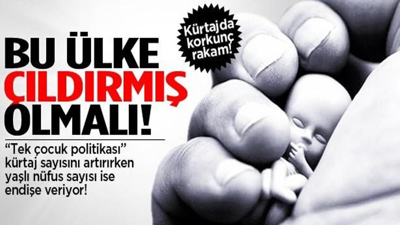 Çin'de yılda 13 milyon kürtaj yapılıyor