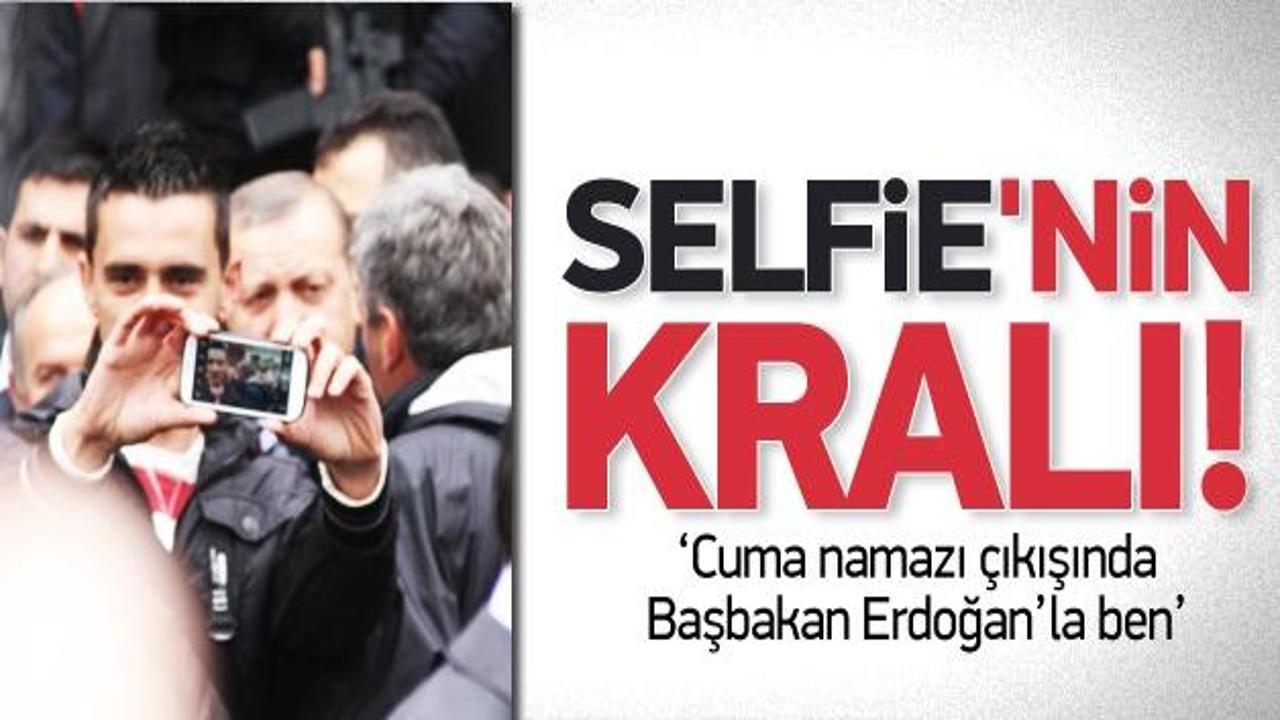 Cuma çıkışı Başbakan'la selfie pozu!