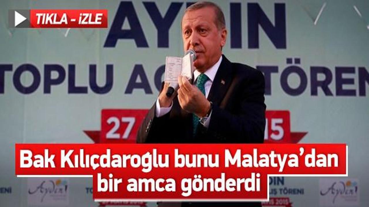 Cumhurbaşkanı Erdoğan Aydın'da konuştu