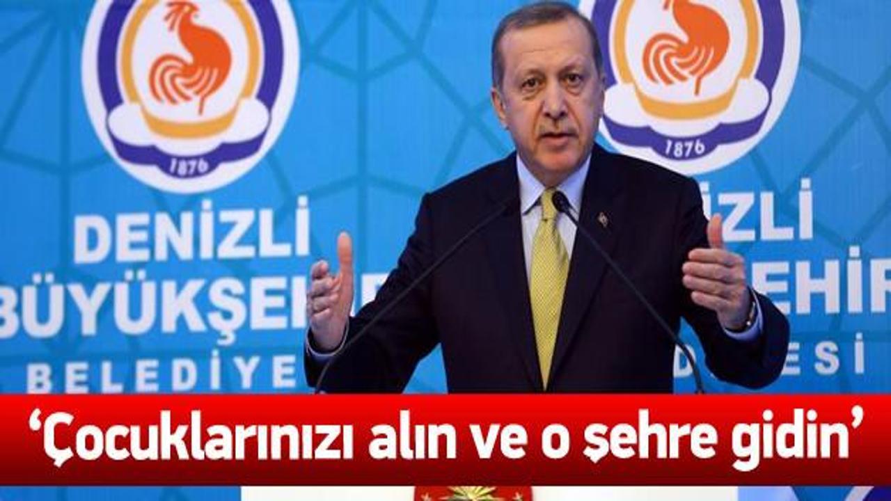 Cumhurbaşkanı Erdoğan: Çanakkale'ye gidin!