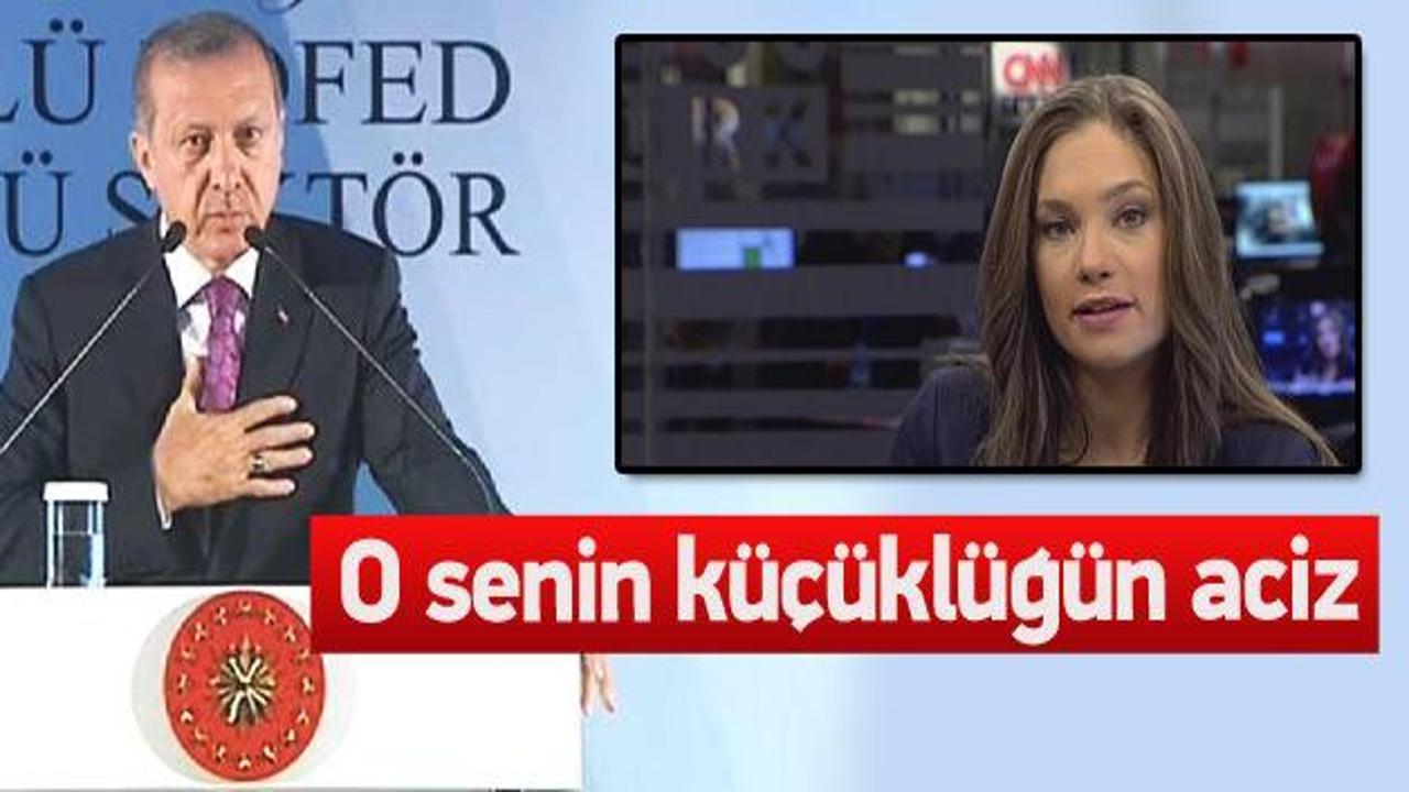 Cumhurbaşkanı Erdoğan Nevşin Mengü'ye sert çıktı
