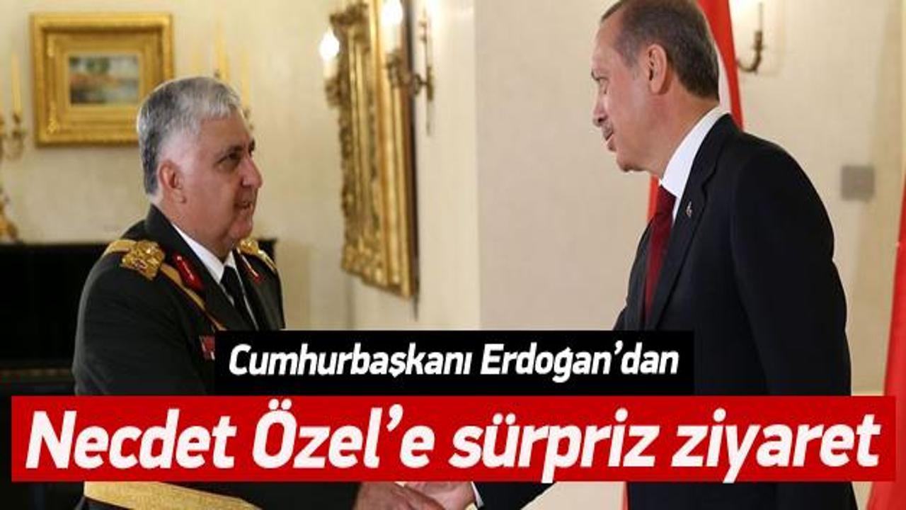 Cumhurbaşkanı Erdoğan, Özel'i ziyaret etti