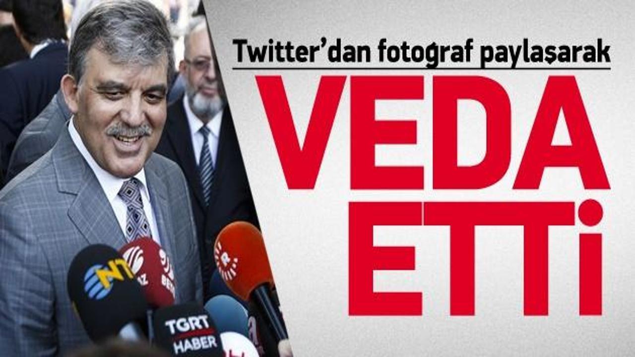 Cumhurbaşkanı Gül Twitter'dan veda etti