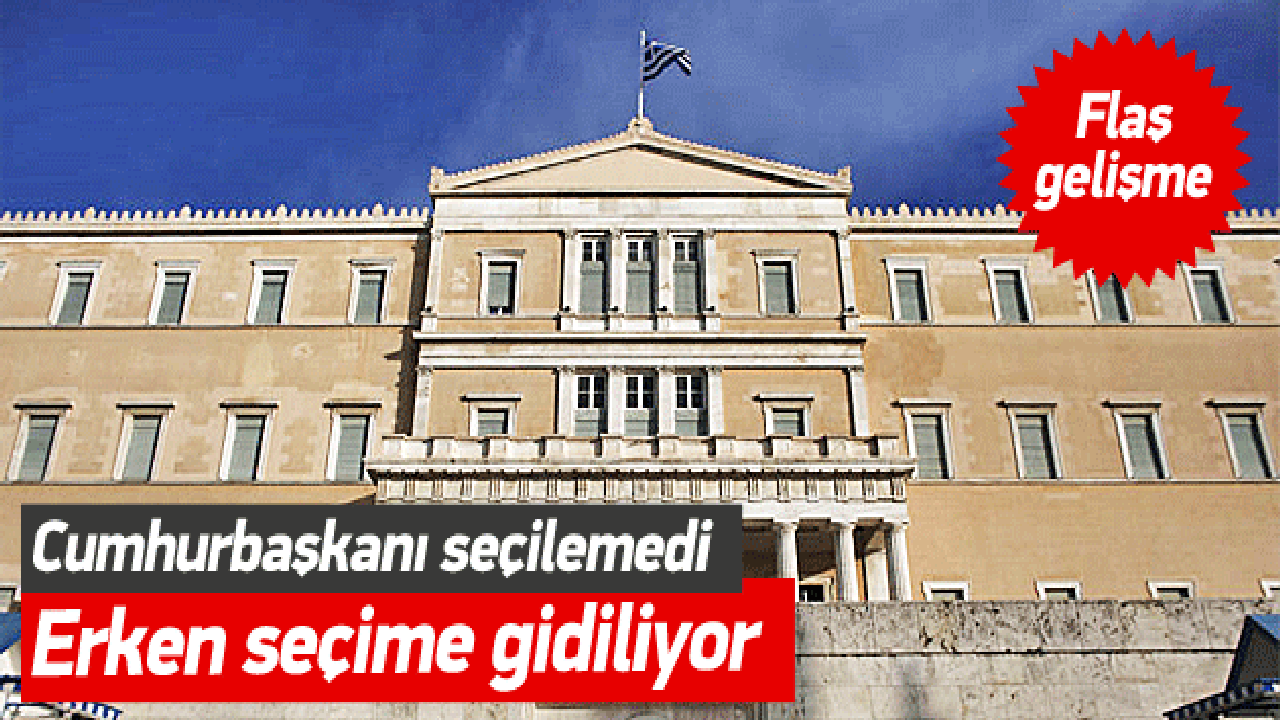 Cumhurbaşkanı seçilemedi, erken seçime gidiliyor