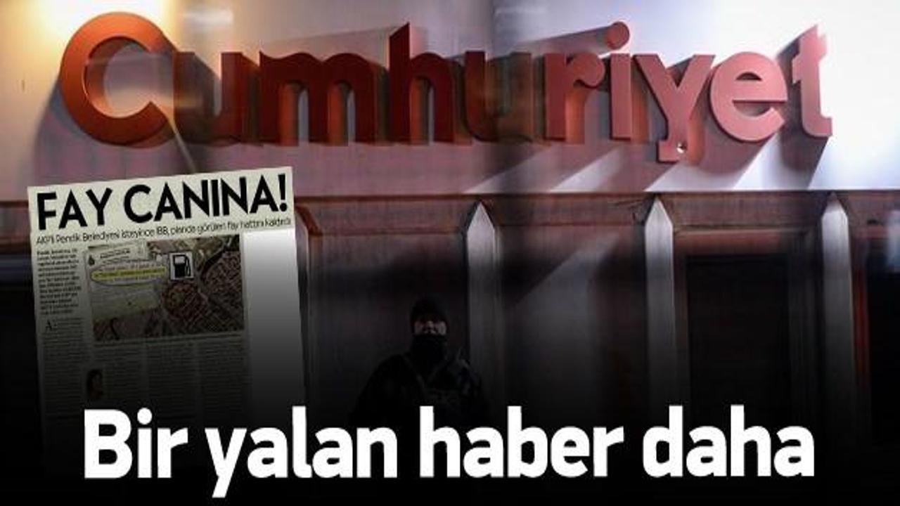 Cumhuriyet Gazetesi'nin haberi yine yalanlandı