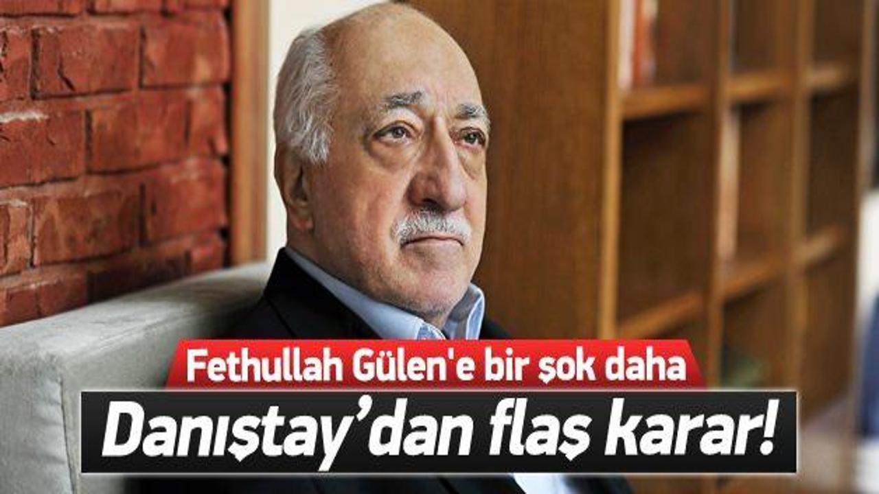 Danıştay'dan Gülen'in pasaportuna iptal!