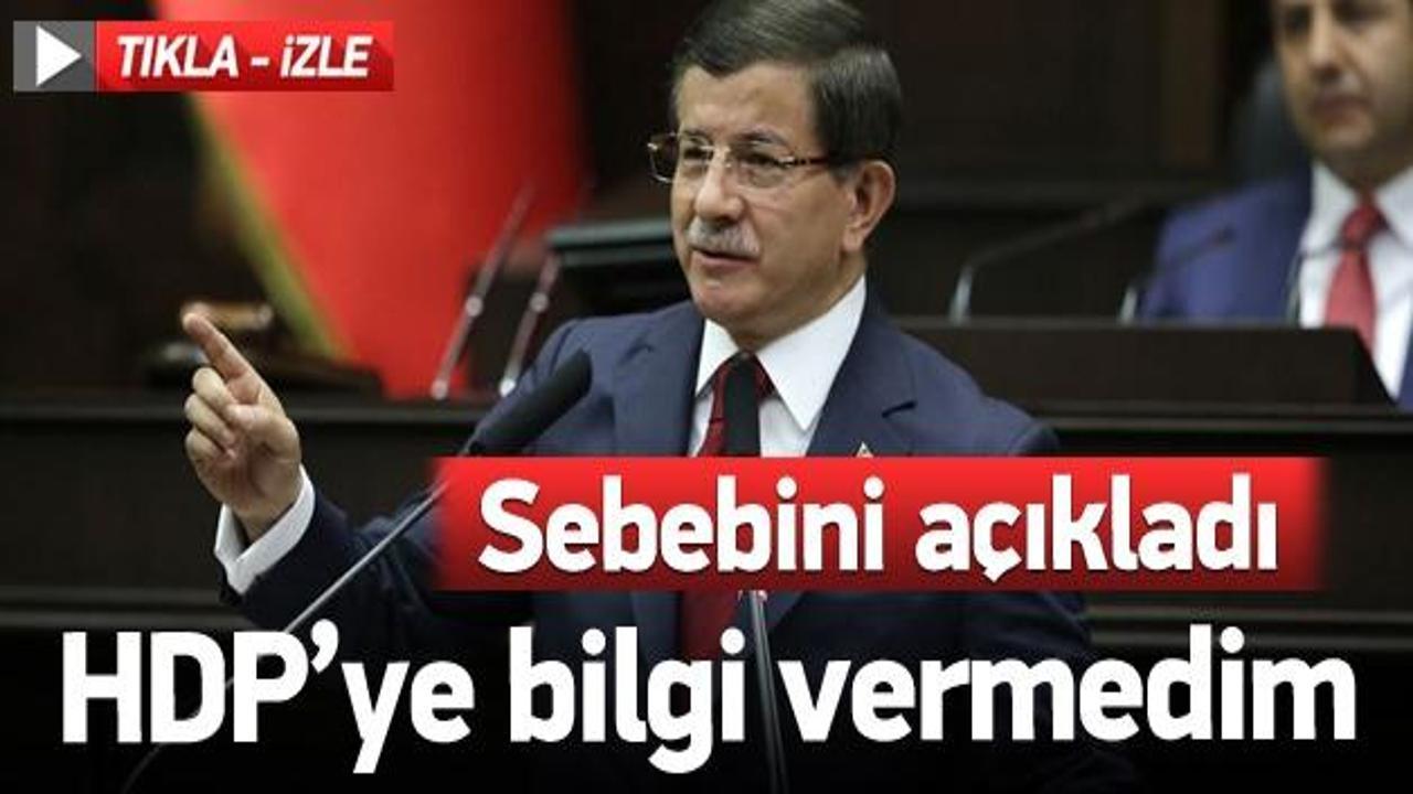 Davutoğlu: Barıştan bahsedenler &ouml;nce hesap verecek