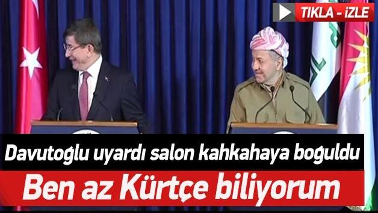 Davutoğlu-Barzani toplantısında tercüme şaşkınlığı