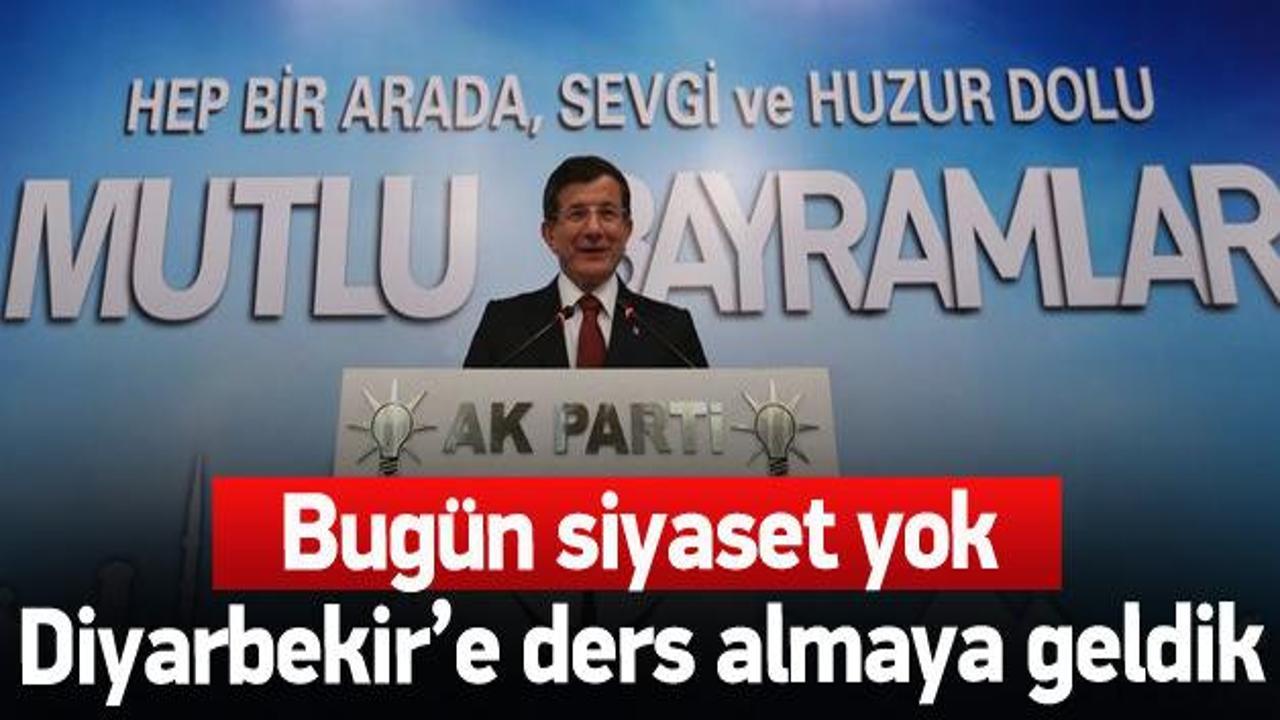 Davutoğlu bayram namazı çıkışı konuştu