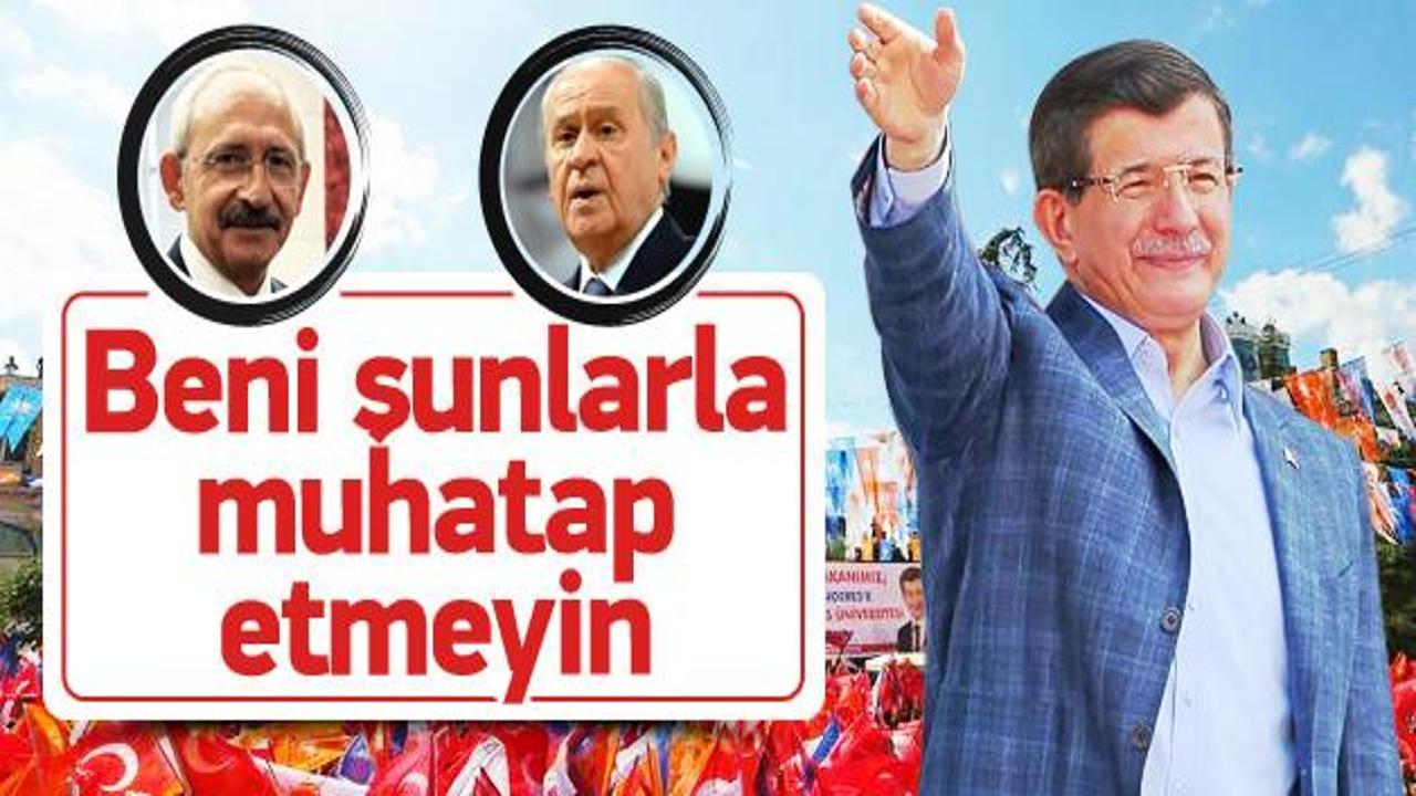 Davutoğlu: Bizi koalisyona muhtaç etmeyin