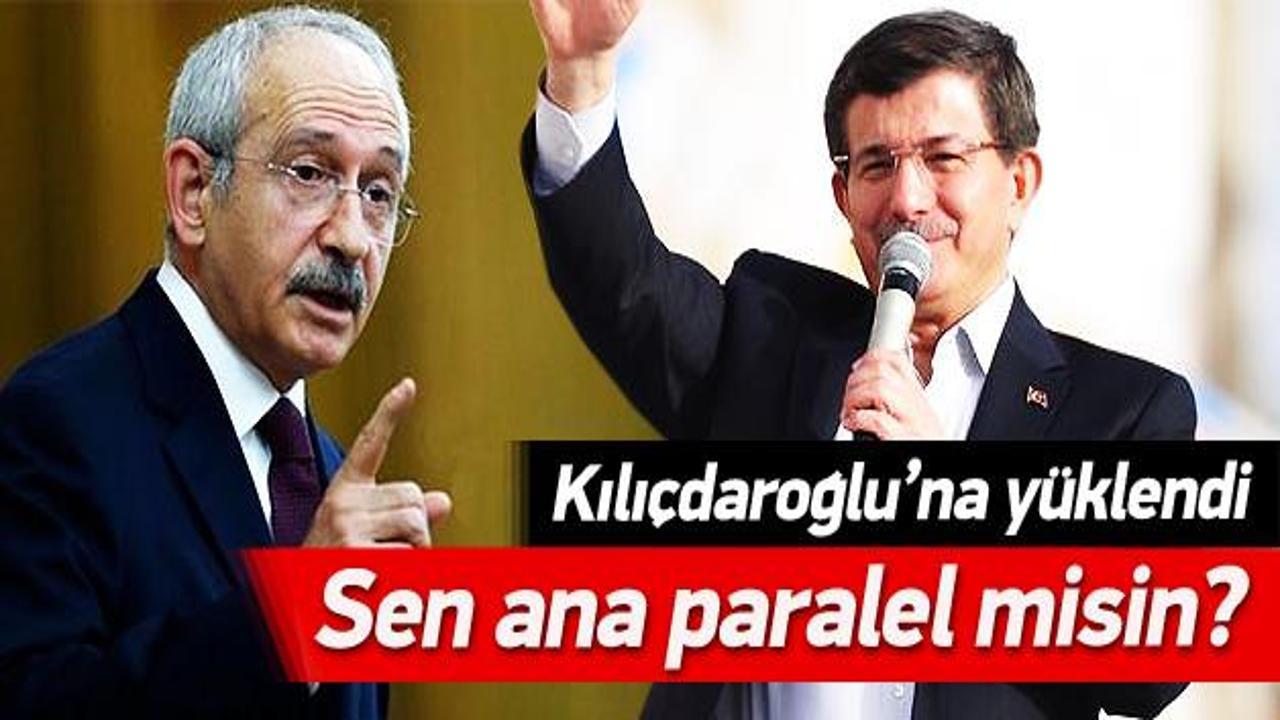 Davutoğlu: Kılıçdaroğlu sen ana paralel misin?