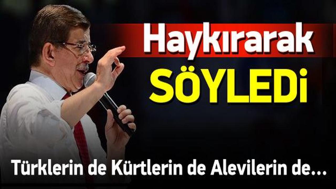 Davutoğlu: Kürtler'in devleti Türkiye'dir