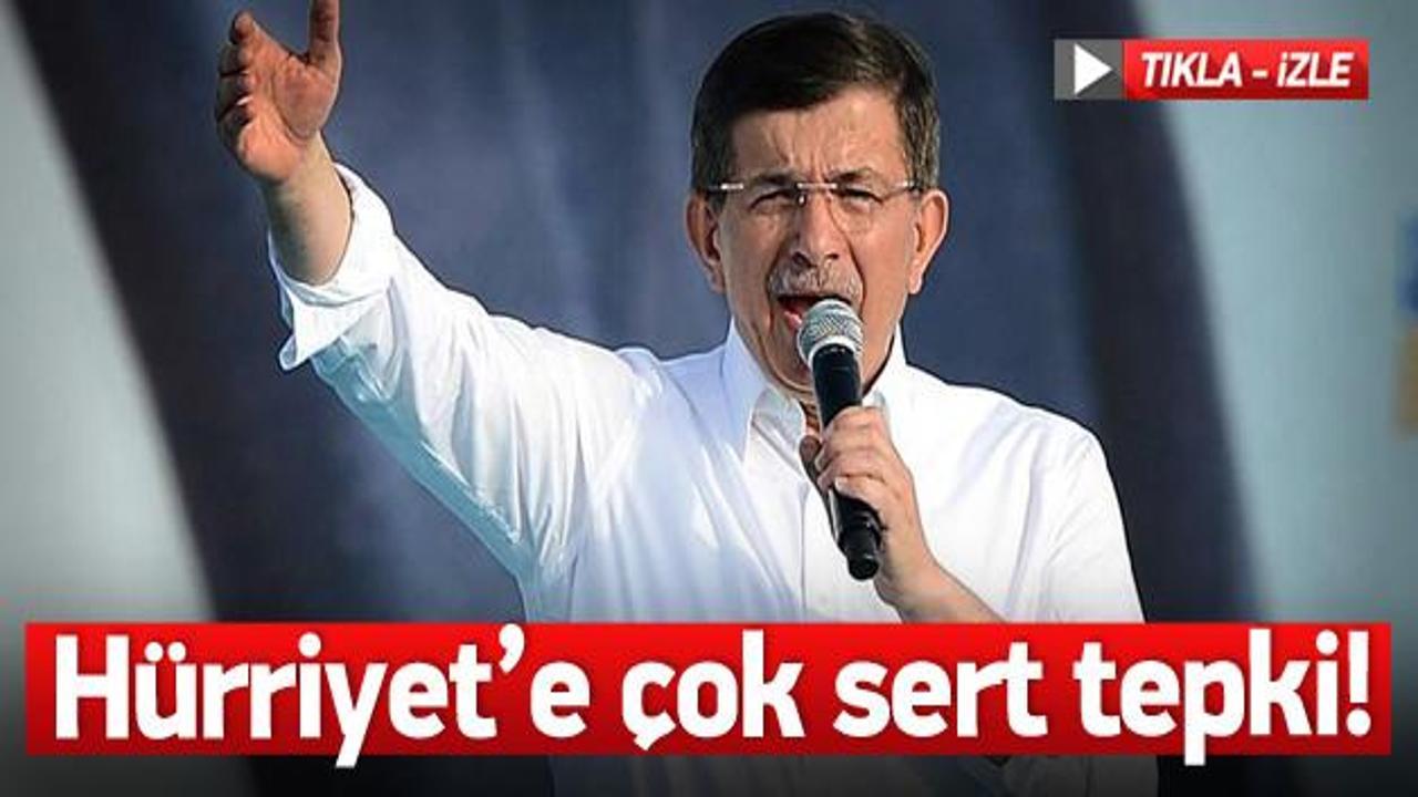 Davutoğlu Zonguldak mitinginde konuştu