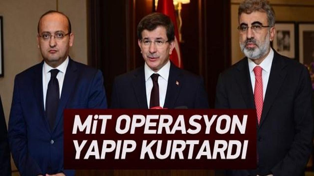 Davutoğlu'na müjdeyi Hakan Fidan verdi