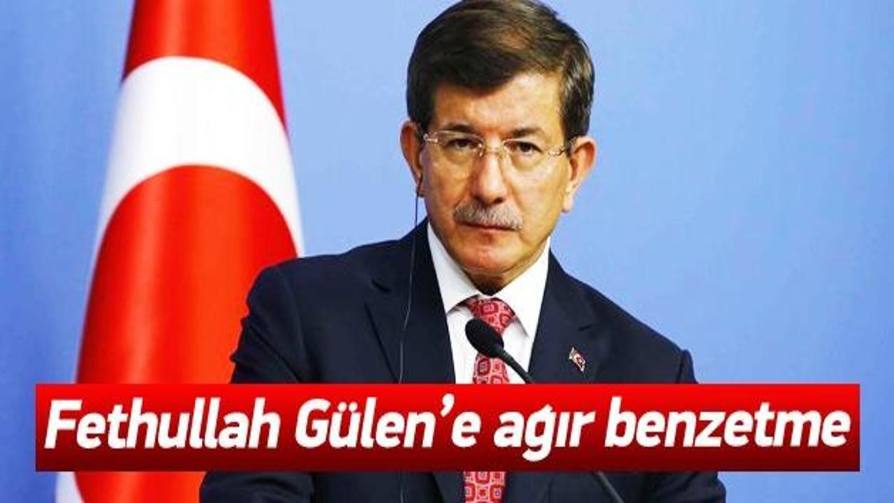 Davutoğlu'ndan Gülen'e ağır benzetme