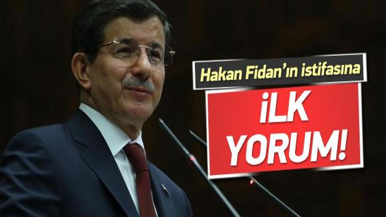 Davutoğlu'ndan Hakan Fidan açıklaması