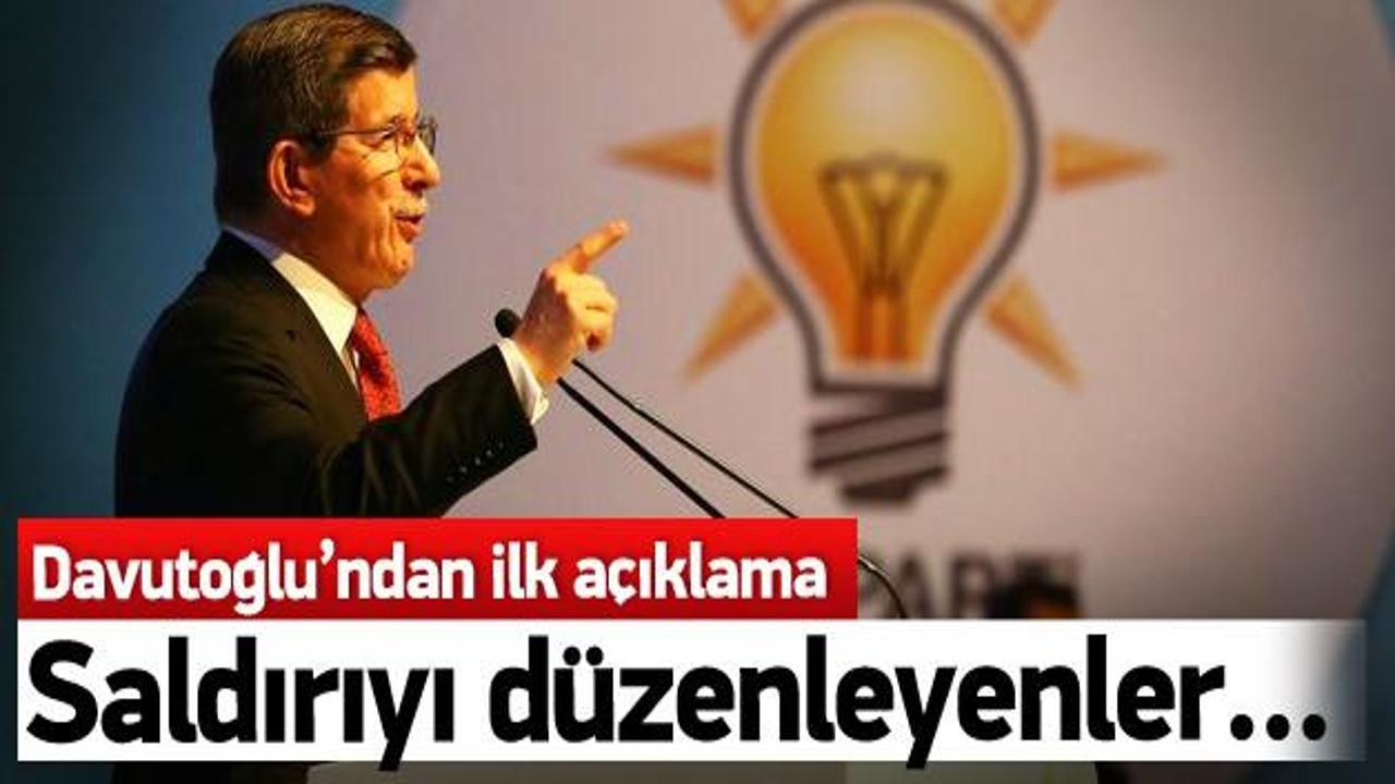 Davutoğlu'ndan "HDP'ye saldırı" yorumu