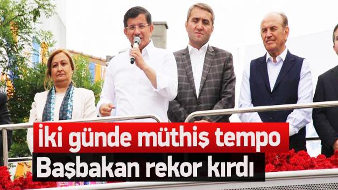 Davutoğlu'ndan iki günde İstanbul'da müthiş tempo