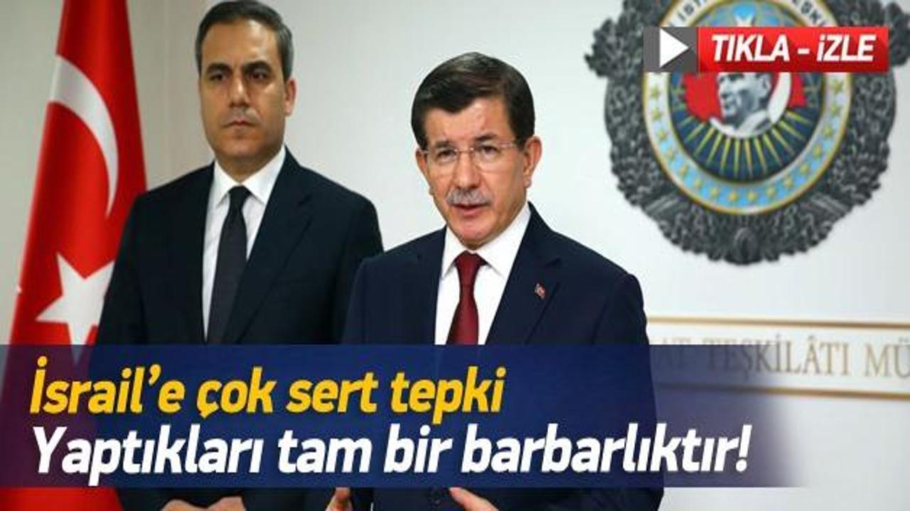 Davutoğlu'ndan İsrail'e Mescid-i Aksa tepkisi