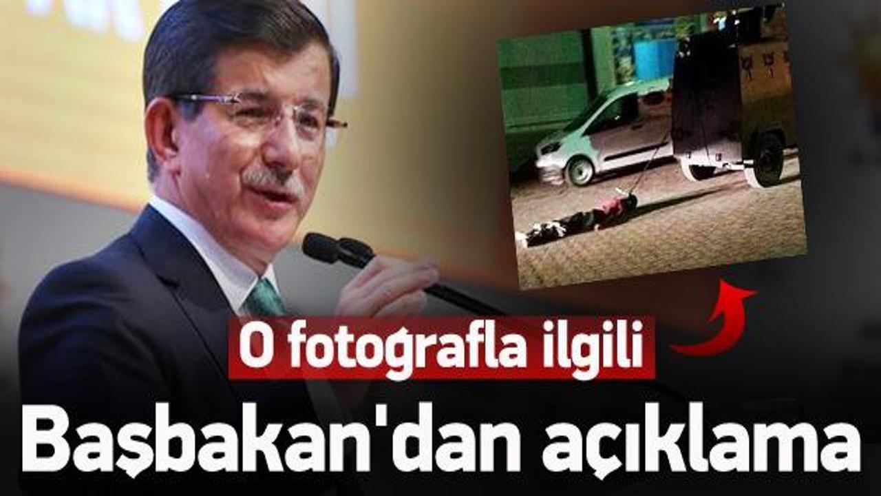 Davutoğlu'ndan o fotoğrafla ilgili açıklama