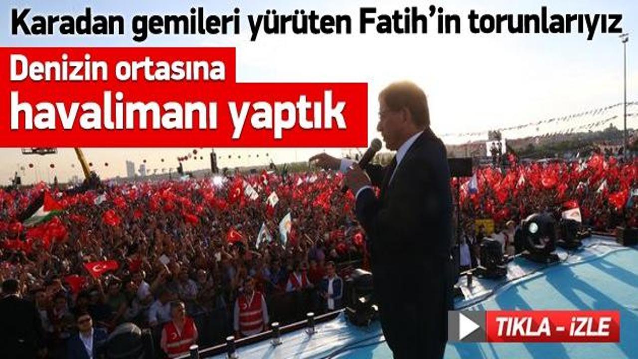 Davutoğlu'nun İstanbul'un fethi konuşması