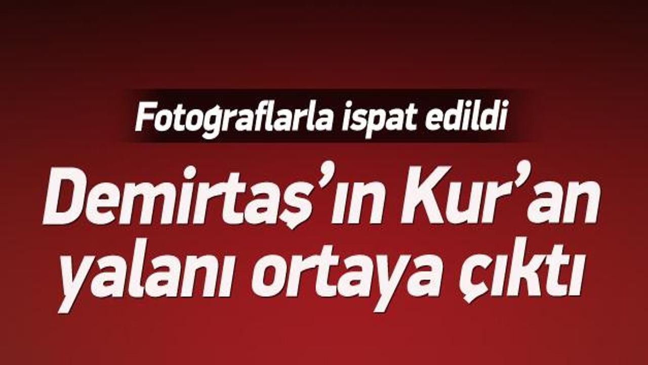 Demirtaş'ın Kürtçe meal yalanı ortaya çıktı!
