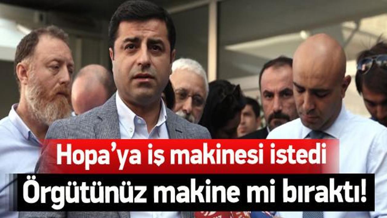 Demirtaş'tan skandal çağrı