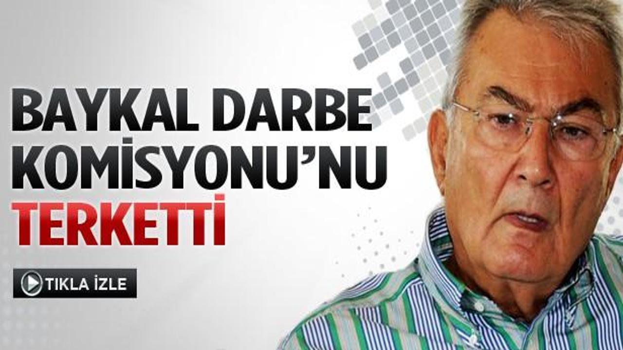 Deniz Baykal, darbe komisyonunu terk etti