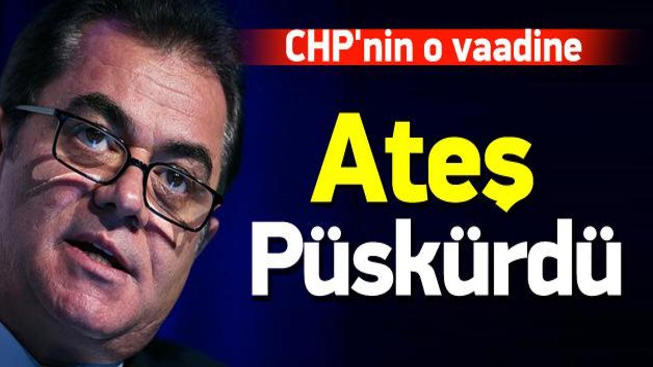 Denizbank CEO'su CHP'nin o vaadine çok kızdı