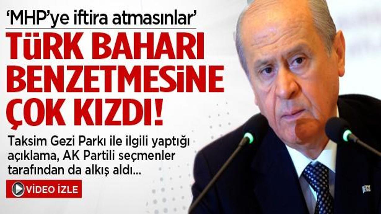 Devlet Bahçeli'den 'Türk Baharı' tepkisi