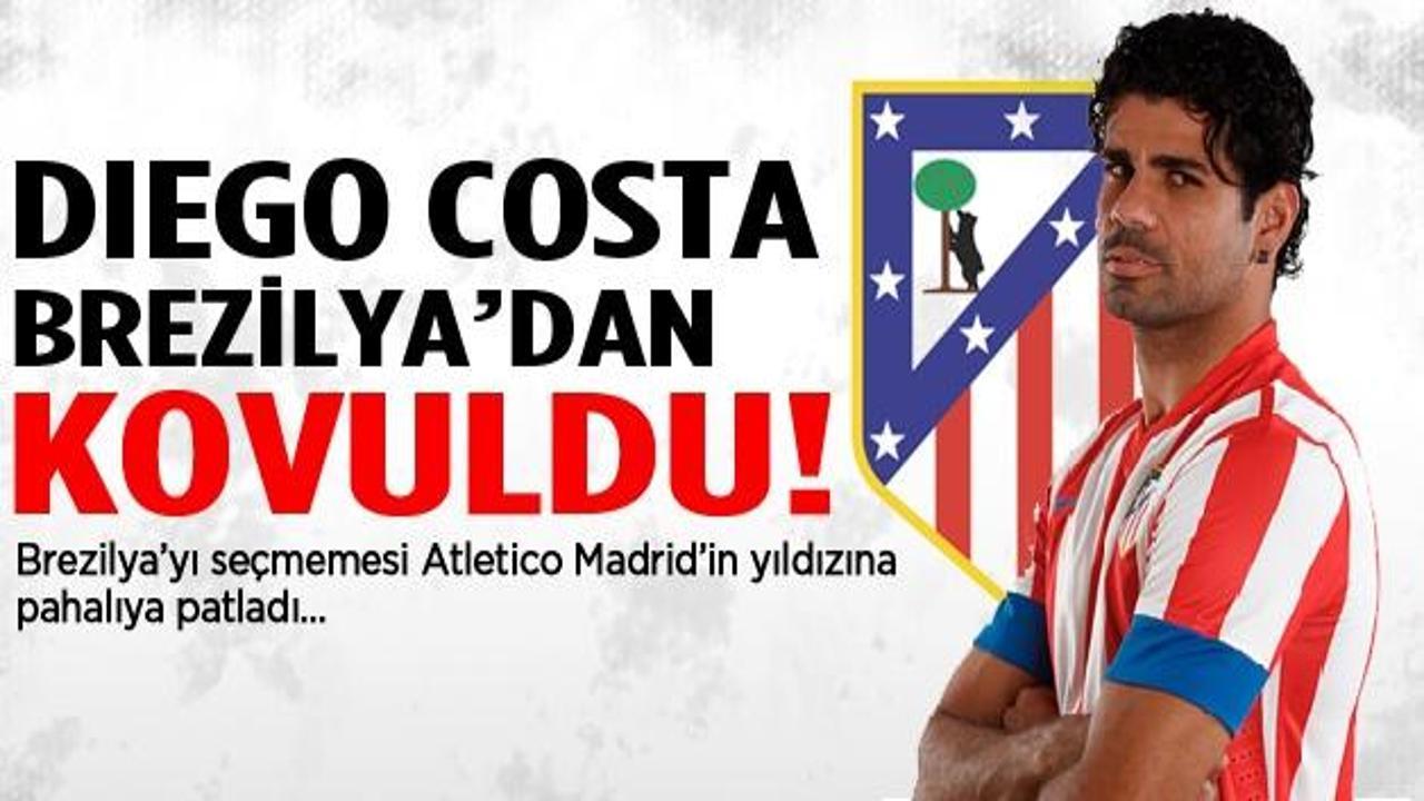 Diego Costa ülkesi Brezilya'dan kovuldu!