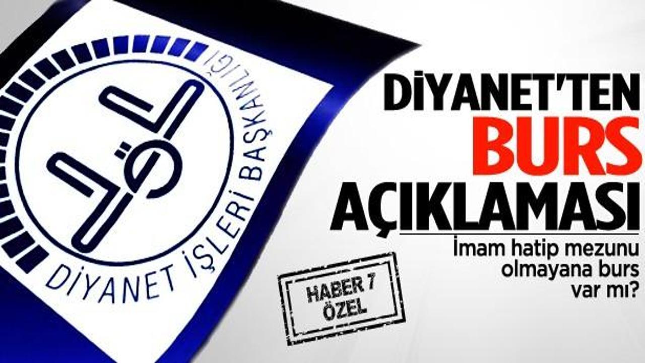 Diyanet İşleri Başkanlığı'ndan burs açıklaması