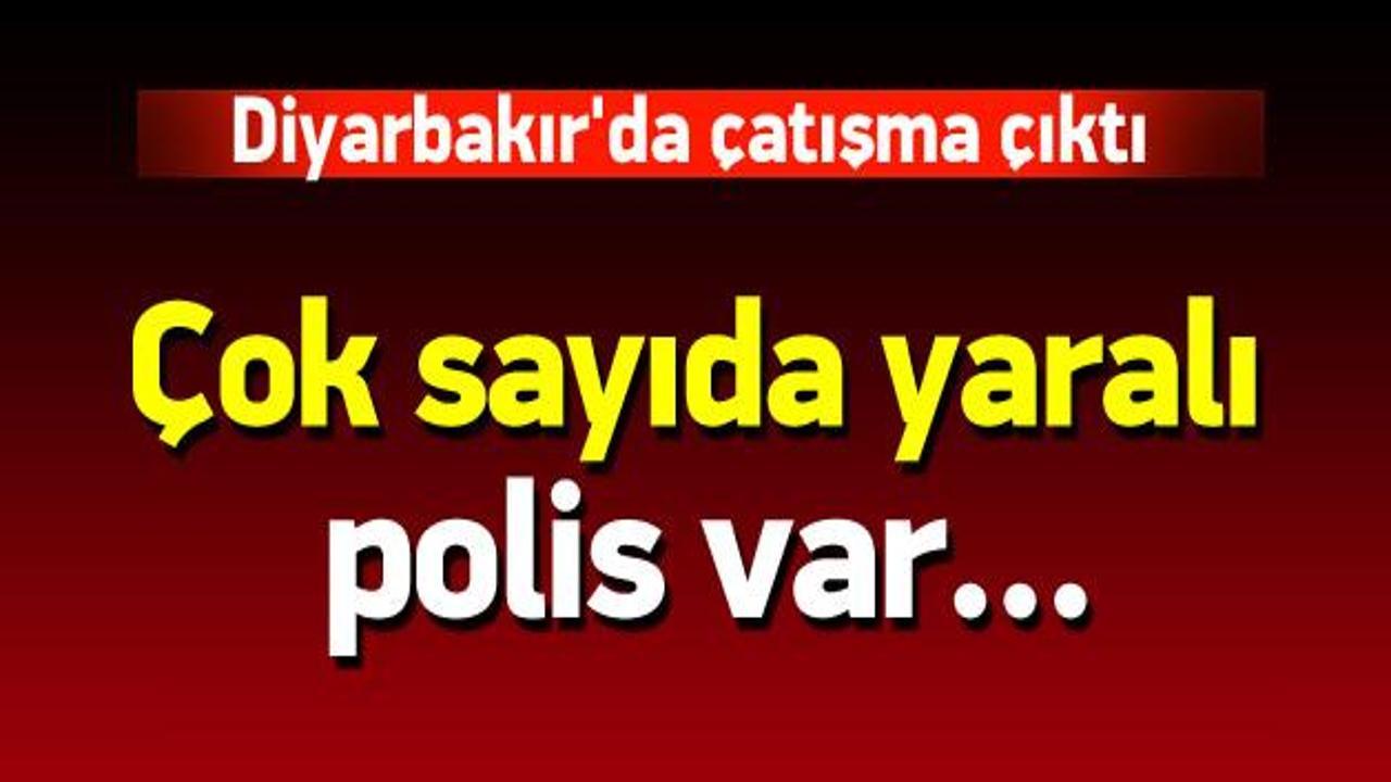 Diyarbakır'da çatışma! 6 polis yaralandı