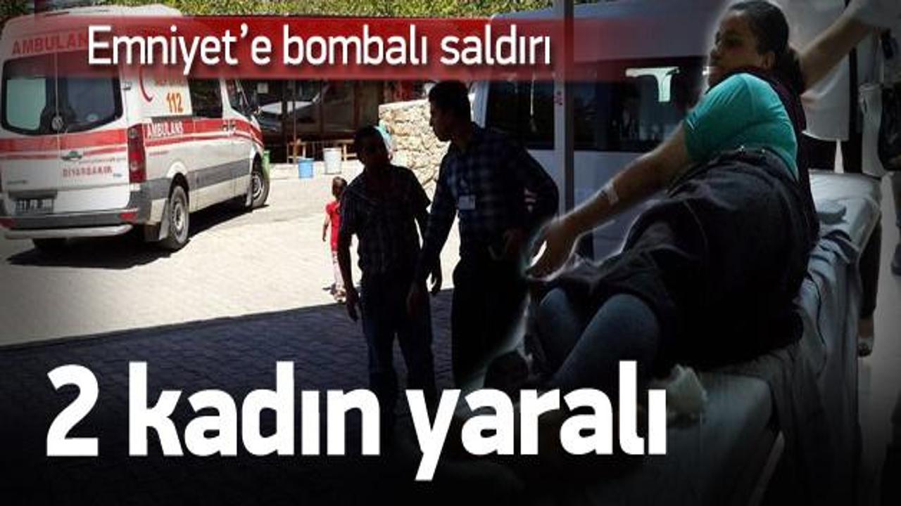 Diyarbakır'da emniyete bombalı saldırı