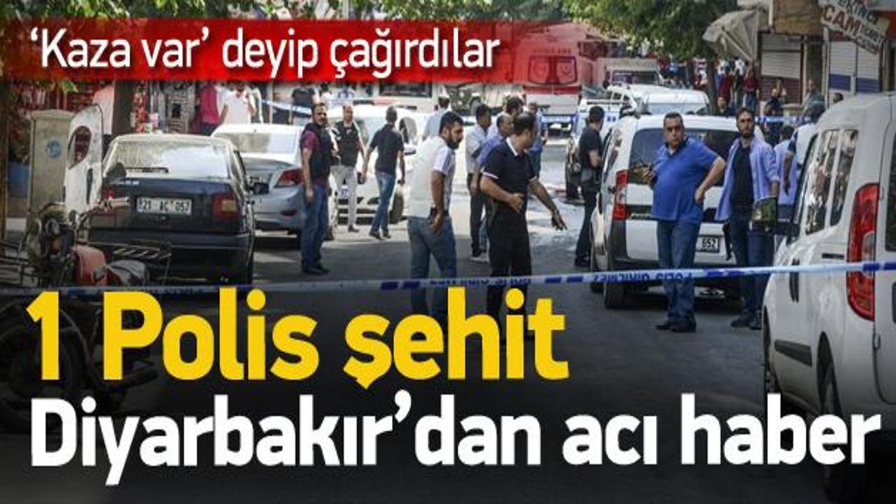 Diyarbakır'da polise silahlı saldırı!
