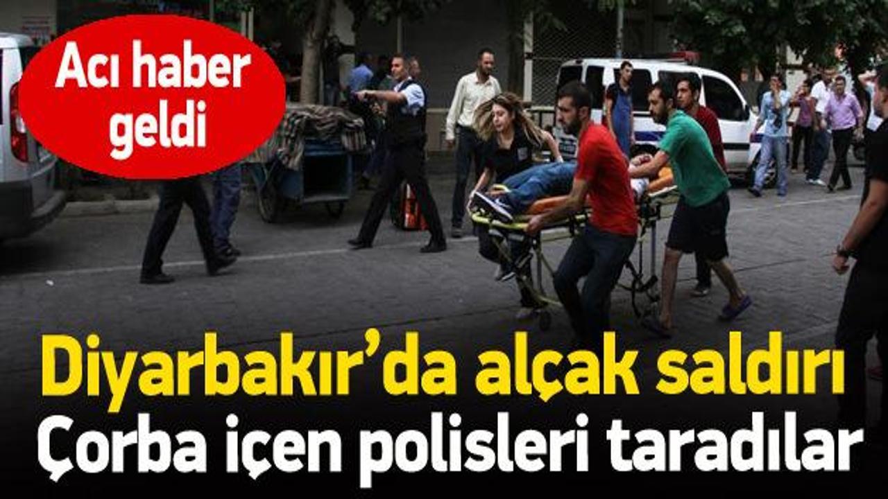 Diyarbakır'da polislere saldırı: 3 yaralı 1 ölü
