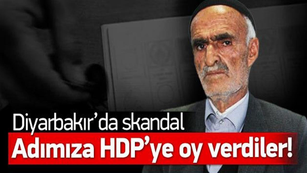 Diyarbakır&rsquo;da skandal: Adımıza HDP&rsquo;ye oy verdiler!