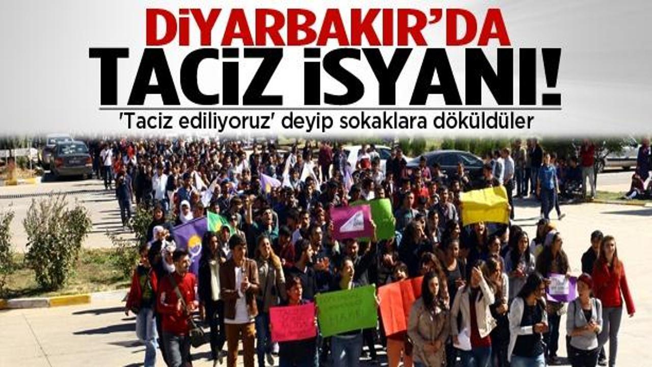 Diyarbakır'da taciz isyanı sokaklara döktü