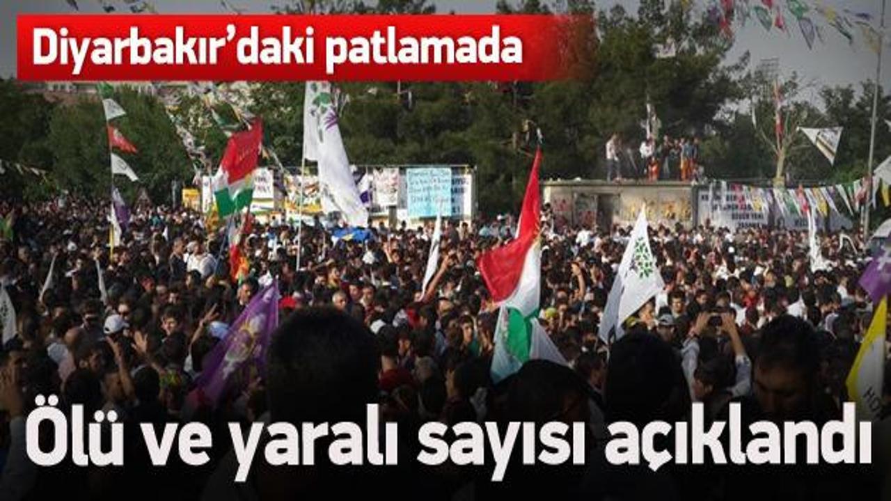 Diyarbakır'daki &ouml;l&uuml; ve yaralı sayısı a&ccedil;ıklandı