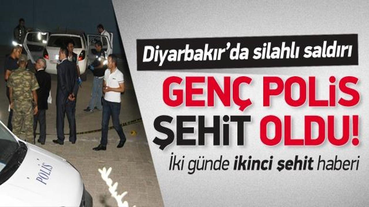 Diyarbakır'daki silahlı saldırıda polis şehit oldu