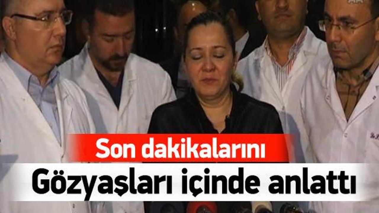 Doktoru Demirel'in son dakikalarını anlattı