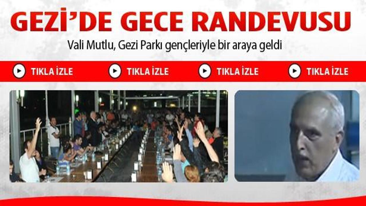 Dolmabahçe'de "Gezi" buluşması