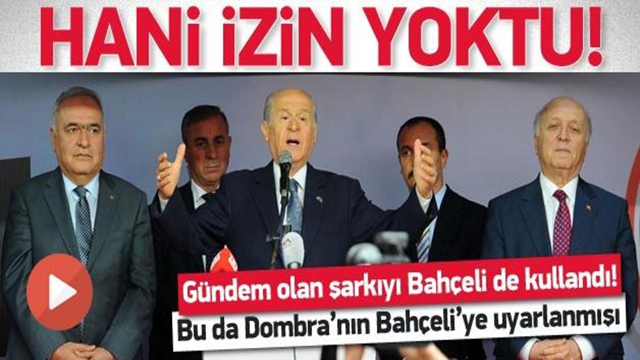 'Dombra' şimdi de Bah&ccedil;eli i&ccedil;in s&ouml;ylendi İZLE