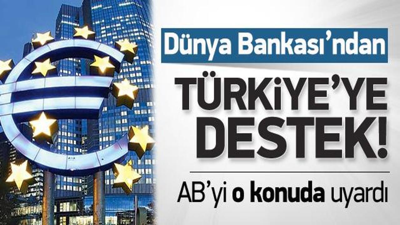 Dünya Bankası'ndan AB'ye Türkiye uyarısı