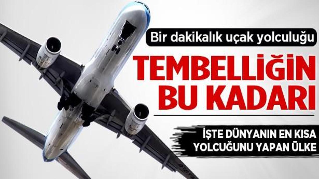 Dünyanın en kısa uçak seyahatini yapan ülke